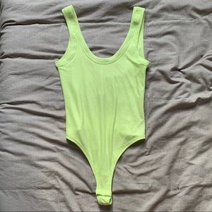 Uniqlo x Alexander Wang Neon Green Bodysuit